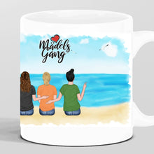 Laden Sie das Bild in den Galerie-Viewer, Personalisierte Tasse Panorama 6 bis 10 Freundinnen