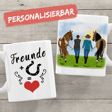 Laden Sie das Bild in den Galerie-Viewer, Pferdetasse Freundinnen