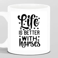 Laden Sie das Bild in den Galerie-Viewer, Pferdetasse Reiterinnen