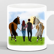 Laden Sie das Bild in den Galerie-Viewer, Pferdetasse Paar