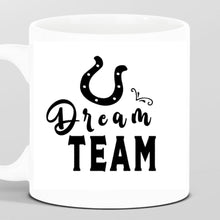 Laden Sie das Bild in den Galerie-Viewer, Pferdetasse Reiter Frau und Mann