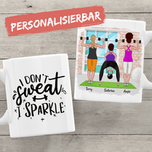 Laden Sie das Bild in den Galerie-Viewer, Personalisierbare Fitness Tasse Gym - 3 Freundinnen