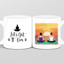 Laden Sie das Bild in den Galerie-Viewer, Personalisierte Freundinnen Tasse Meditation