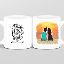 Laden Sie das Bild in den Galerie-Viewer, Personalisierte Tasse Paar Frau und Frau