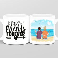 Laden Sie das Bild in den Galerie-Viewer, Personalisierbare Freundinnen Tasse