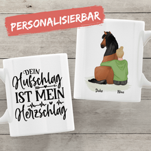 Laden Sie das Bild in den Galerie-Viewer, Personalisierte Tasse Pferdefreund