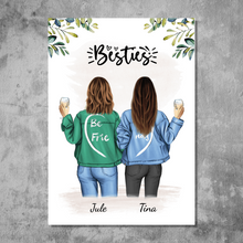 Laden Sie das Bild in den Galerie-Viewer, Beste Freundinnen - Personalisiertes FineArt Poster