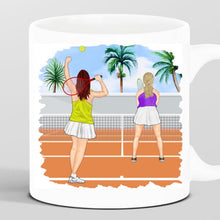 Laden Sie das Bild in den Galerie-Viewer, Personalisierte Tasse Tennis Aufschlag