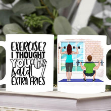 Laden Sie das Bild in den Galerie-Viewer, Personalisierte Tasse Fitnessfreunde