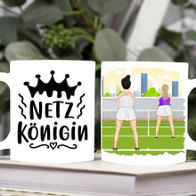 Laden Sie das Bild in den Galerie-Viewer, Personalisierte Tasse Tennis Freundinnen