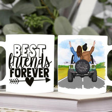 Laden Sie das Bild in den Galerie-Viewer, Personalisierte Freundinnen Tasse - Jeep