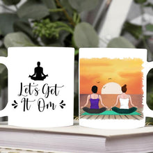 Laden Sie das Bild in den Galerie-Viewer, Personalisierte Freundinnen Tasse Meditation