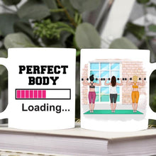 Laden Sie das Bild in den Galerie-Viewer, Personalisierbare Fitness Tasse Gym - 3 Freundinnen
