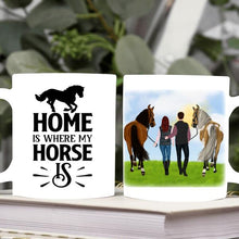 Laden Sie das Bild in den Galerie-Viewer, Pferdetasse Paar