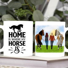Laden Sie das Bild in den Galerie-Viewer, Pferdetasse Freundinnen