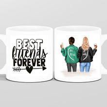 Laden Sie das Bild in den Galerie-Viewer, Personalisierte Tasse Beste Freundinnen