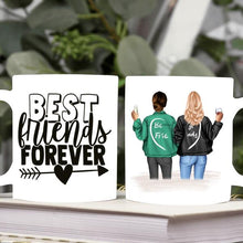 Laden Sie das Bild in den Galerie-Viewer, Personalisierte Tasse Beste Freundinnen