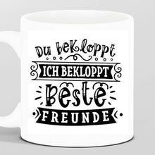 Laden Sie das Bild in den Galerie-Viewer, Beste Freunde Mann und Frau - Personalisierte Tasse