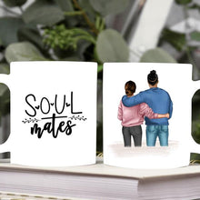Laden Sie das Bild in den Galerie-Viewer, Paar Mann & Frau - Personalisierte Tasse
