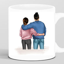 Laden Sie das Bild in den Galerie-Viewer, Paar Mann & Frau - Personalisierte Tasse