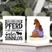 Laden Sie das Bild in den Galerie-Viewer, Personalisierte Tasse Pferdefreund