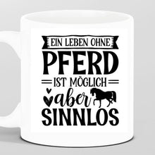 Laden Sie das Bild in den Galerie-Viewer, Personalisierte Tasse Pferdefreund