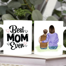 Laden Sie das Bild in den Galerie-Viewer, Mutter mit Sohn - Personalisierte Tasse