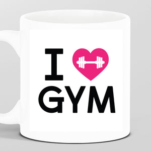 Personalisierbare Fitness Tasse Gym - 2 Freundinnen