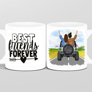 Personalisierte Freundinnen Tasse - Jeep