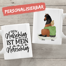 Laden Sie das Bild in den Galerie-Viewer, Personalisierte Tasse Pferdefreund
