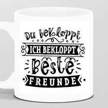 Laden Sie das Bild in den Galerie-Viewer, Beste Freunde Mann und Frau - Personalisierte Tasse
