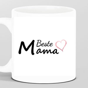 Mutter mit Tochter - Personalisierte Tasse