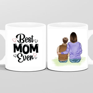 Mutter mit Sohn - Personalisierte Tasse